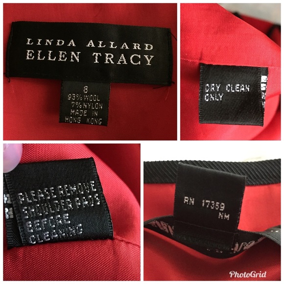 Linda Allard Ellen Tracy Side Wrap Dress size 8 - Picture 8 of 8